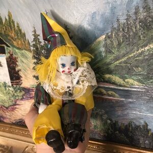 Rare Vintage 1970’s Hand Painted Clown Collectible